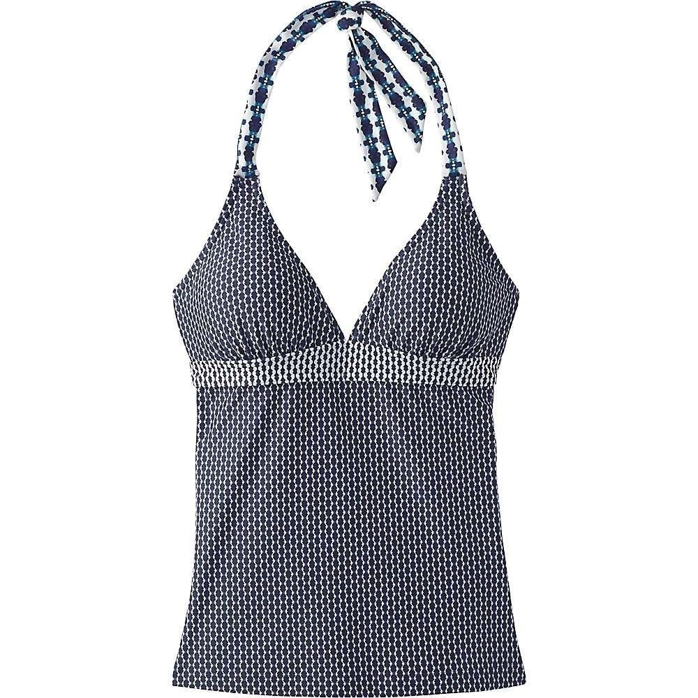 PrAna Lahari Halter Tankini Swim Top Small Indigo